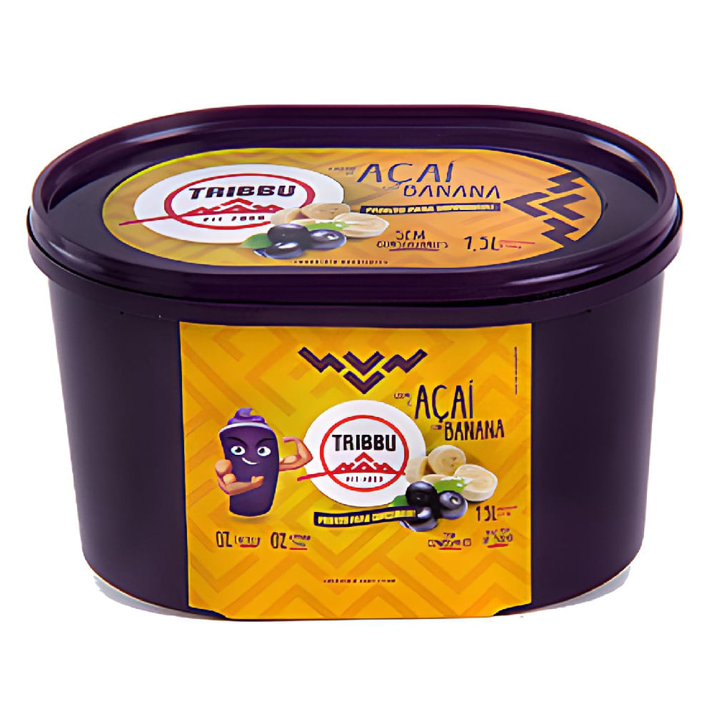 Creme de Açaí Tribbu Banana 1.5l