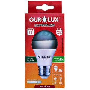 Lâmpada Ourolux Superled 12W 6500K Branca Bivolt