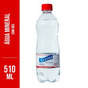 Água Mineral Attiva c/ Gás 510ml