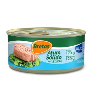 Atum Bretas Sólido em Água 170g