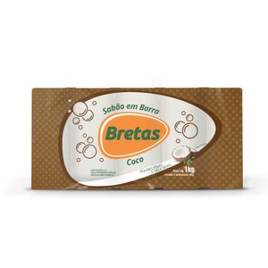 Sabao Bretas Coco 200g c/ 5