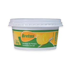 Manteiga Bretas c/ Sal Pote 200g