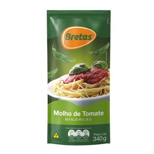 Molho de Tomate Bretas Bolonhesa Pouch 340g