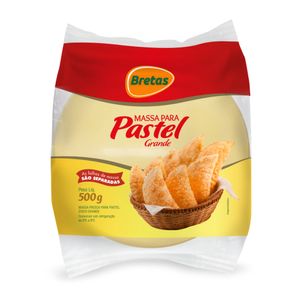 Massa Pastel Bretas Disco Grande 500g