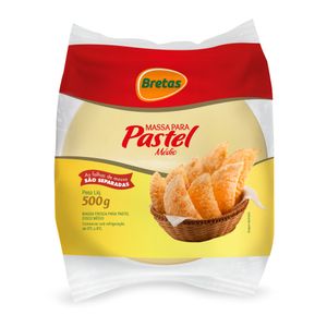 Massa Pastel Bretas Disco Médio 500g