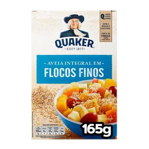 Aveia em Flocos Finos Quaker Caixa 165g