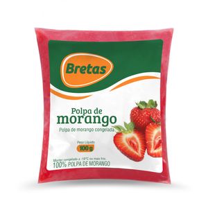 Polpa Fruta Bretas Morango 100g