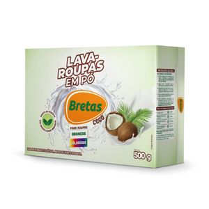 Sabao Po Bretas Coco 500g