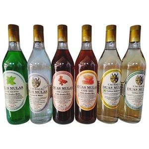 Cachaça Duas Mulas Banana Garrafa 900ml