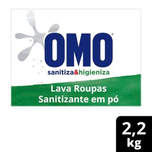 Sanitizante em Pó Omo Lavagem Perfeita Tamanho Família 2.2Kg