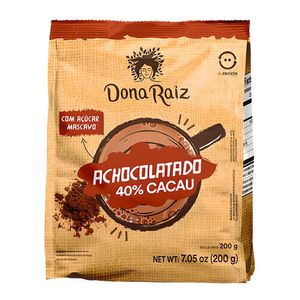 Achocolatado em Pó Dona Raiz 40% Cacau 200g