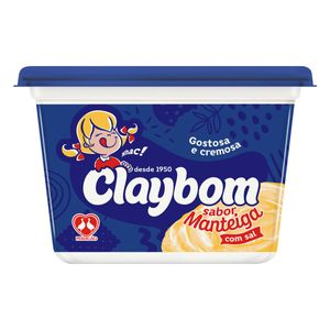 Margarina Sabor Manteiga Claybom c/ Sal Pote 500g