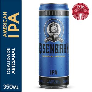 Cerveja Eisenbahn American Ipa Puro Malte Lata 350ml