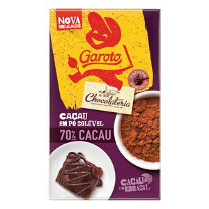 Chocolate em Pó Garoto Chocolateria 70% Cacau 200g