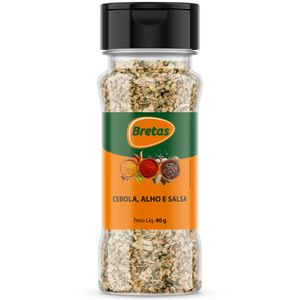 Cebola/Alho/Salsa Bretas Flocos Pote 40g