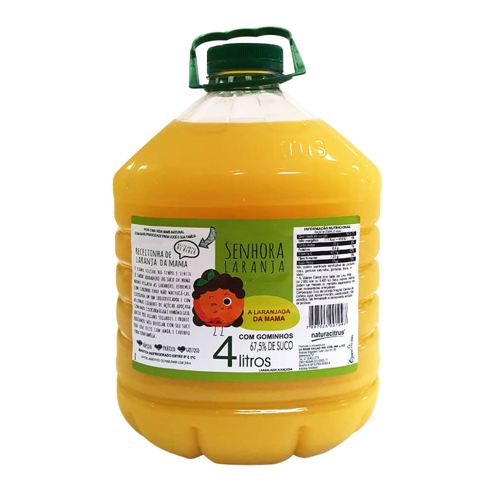 Suco de Laranja Senhora Laranja 4l | Néctar e Suco | Bretasatacarejo