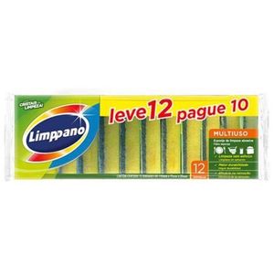 Esponja Limppano Multiuso Leve 12 Pague 10 Unid