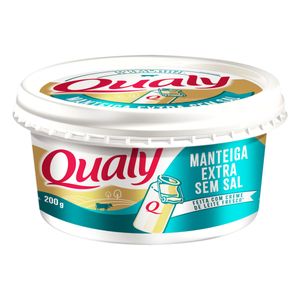 Manteiga Qualy Extra s/ Sal Pote 200g