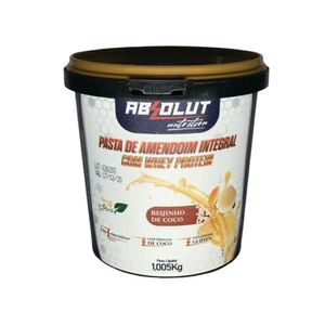 Pasta de Amendoim Absolut Nutrition Goumert Beijinho de Coco 1Kg