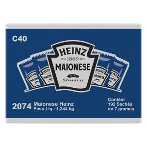 Maionese Heinz Caixa 7g c/ 192 Unid