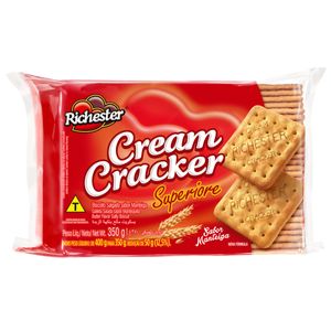 Biscoito Cream Cracker Richester Superiore Manteiga 350g