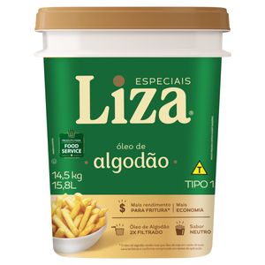 Óleo de Algodão Liza Especiais Tipo 1 Balde 15.8l