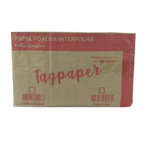 Papel Toalha Tagpaper Interfolha c/ 1.000 Folhas