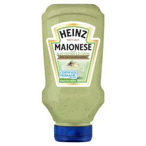 Maionese Heinz Alho Tostado c/ Ervas Squeeze 215g