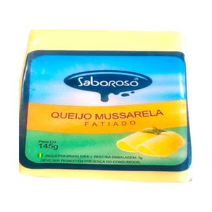 Queijo Mussarela Saboroso Fatiado 145g