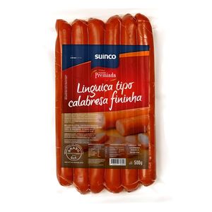 Linguiça Calabresa Suinco Fininha Resfriada 500g