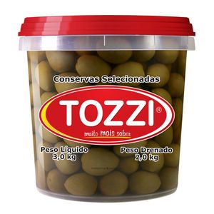 Azeitona Verde Tozzi Premium Balde 2Kg