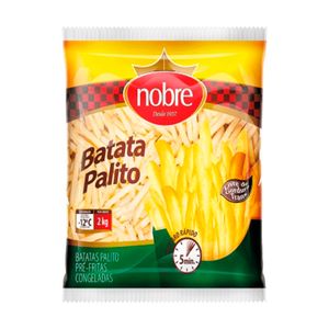 Batata Palito Nobre Pré-Fritas Congelada Pacote 2Kg