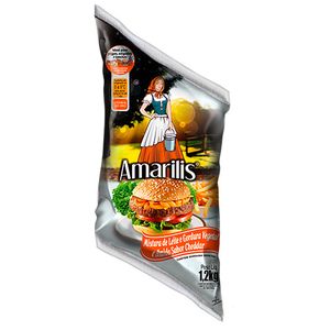 Mistura de Leite Gordura Vegetal e Amido Amarlis Sabor CheddarBisnaga1.2Kg