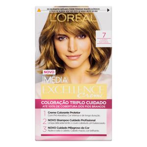 Coloração Imédia Excellence Louro Natural 7