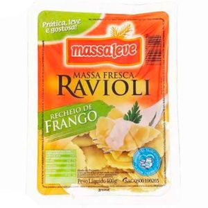 Massa Fresca Raviolli Massa Leve Frango 400g