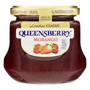 Geleia Queensberry Morango Classic Vidro 320g