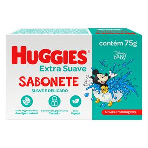 Sabonete Infantil Baby Huggies Extra Suave Disney 75g