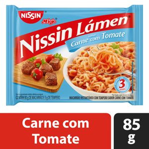 Macarrão Instataneo Nissin Lámen Miojo Carne e Tomate 85g