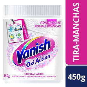 Tira-Manchas em Pó Vanish Oxi Action Crystal White Pote 450g