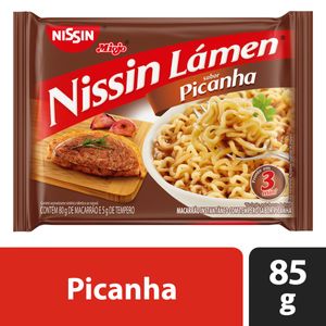 Macarrão Instataneo Nissin Lámen Miojo Picanha 85g