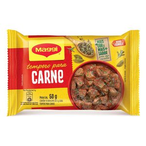 Tempero Maggi Tempero & Sabor Carnes 50g c/ 10 unid