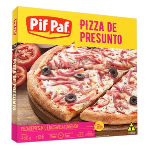 Pizza Pif Paf Presunto e Mussarela Congelada 460g