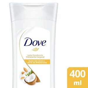 Loção Hidratante Dove Óleo de Coco & Leite de Amêndoas 400ml