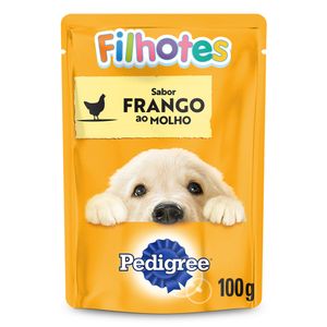 Ração p/ Cães Pedigree Filhote Raças Pequenas Frango 100g