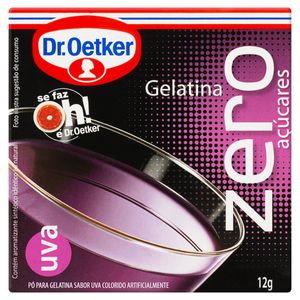 Gelatina Dr. Oetker Zero Açúcar Uva 12g