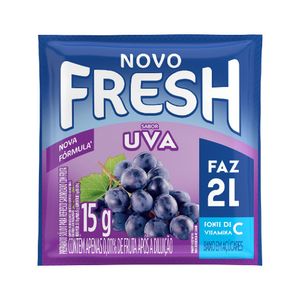 Pó p/ Refresco Fresh Uva 15g