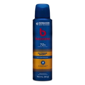 Desodorante Antitranspirante Aerossol Bozzano 72h Extreme 150ml