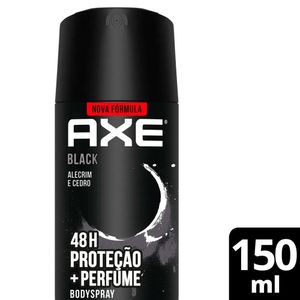 Antitranspirante Aerossol Alecrim e Cedro Axe Black 150ml