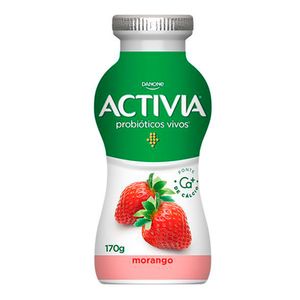 Leite Fermentado Activia Morango 170g