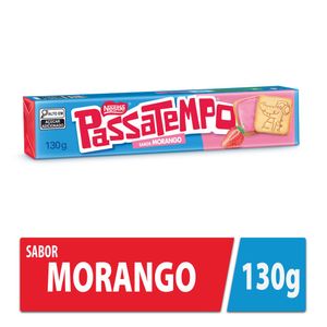 Biscoito Recheado Passatempo Morango 130g